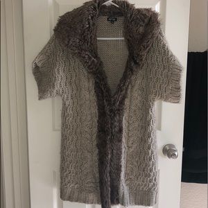 Apt 9 Faux Fur Sweater